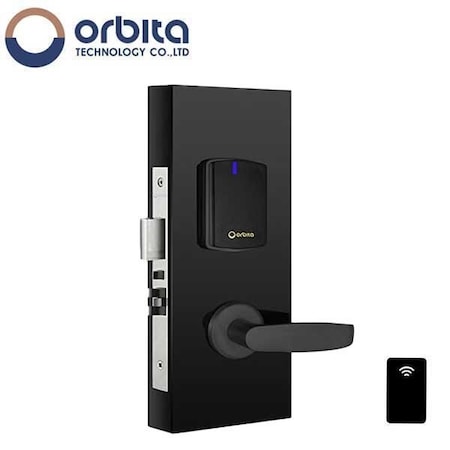 RFID Hotel Door Lock Digital Combination Lock With Access Control Software - BLACK